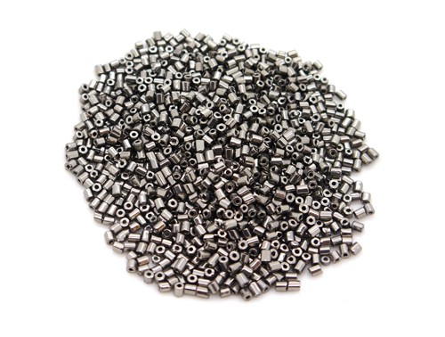 Roccailles, 2,5 mm, anthrazit metallic