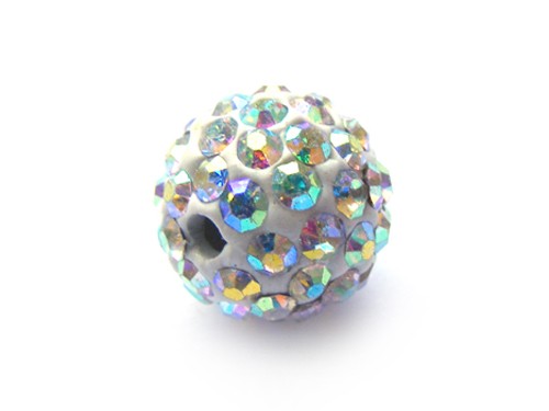 Shamballa Perle, 10 mm, irisierend