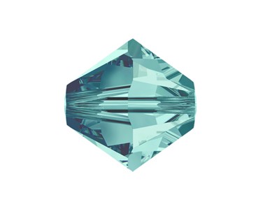 Swarovski® Doppelkegel, 3 mm, Blue Zircon