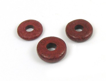 Keramik Scheibe, 9 mm, bordeaux