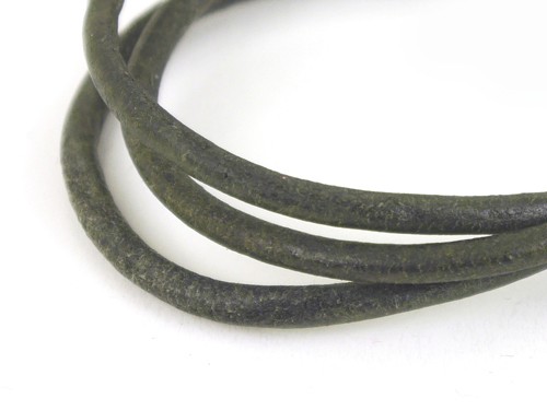 Rindleder, 1 m, 2 mm, grau