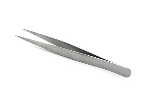 Spitzpinzette, 114 mm, Edelstahl
