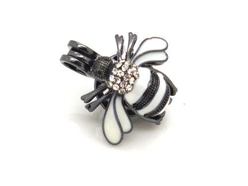 Anhänger Biene, 23 mm, metallgrau