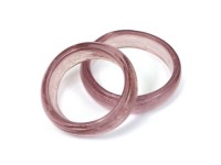 Glasring, ca. Ø 24 mm, violett, glanz Glasring, ca. Ø 24 mm, violett, glanz