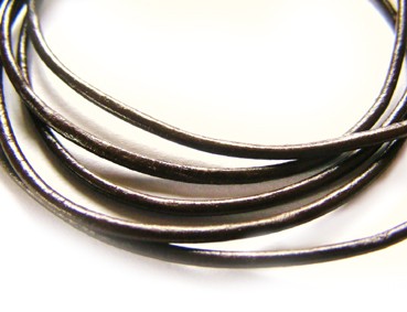 Rindleder, 1 m, 2 mm, braun