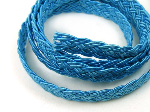 Textilband, 10 cm, 6 mm, hellblau