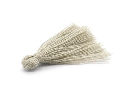 Quaste, 30 mm, beige