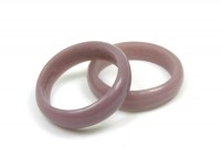 Glasring, ca. Ø 24 mm, flieder, glanz Glasring, ca. Ø 24 mm, flieder, glanz