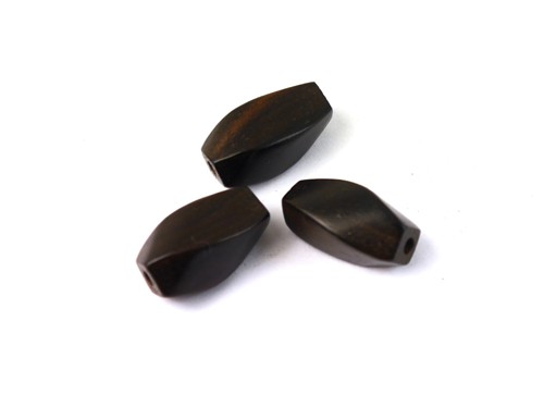 Gedrehter Quader, 15 mm, dunkelbraun