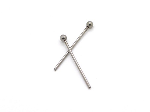 20 Kugelstifte, 19 mm, Edelstahl