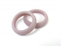 Glasring, ca. Ø 24 mm, flieder, matt Glasring, ca. Ø 24 mm, flieder, matt