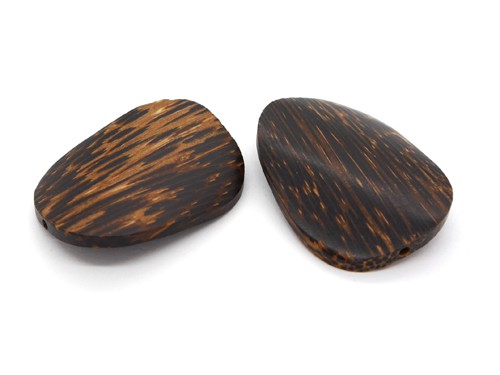 Gedrehtes ovales Rechteck, 40 mm, dunkelbraun