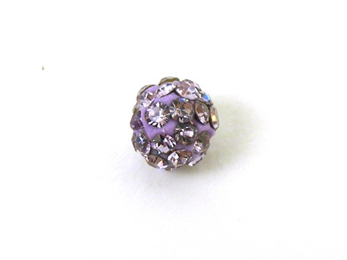 Shamballa Perle, 6 mm, flieder