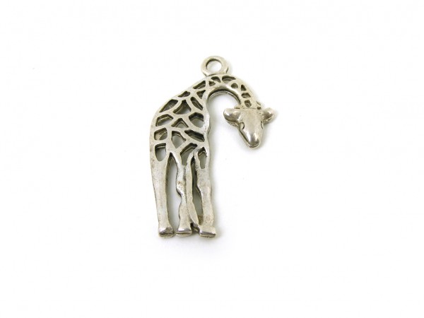 Giraffe, 37 mm, versilbert