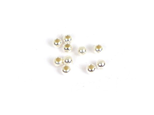 10 Stk. Quetschperlen, 2,5 mm, 925 Silber