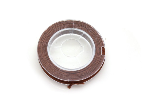 1 Spule Makramee, 0,80 mm x 10 m, braun