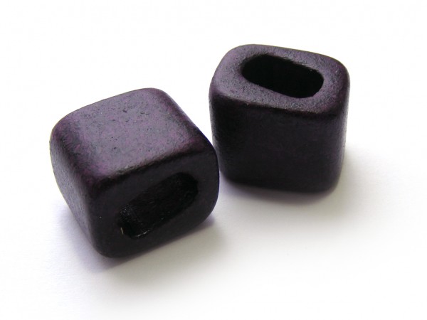 Keramik Quader, 18 mm, lila/violett