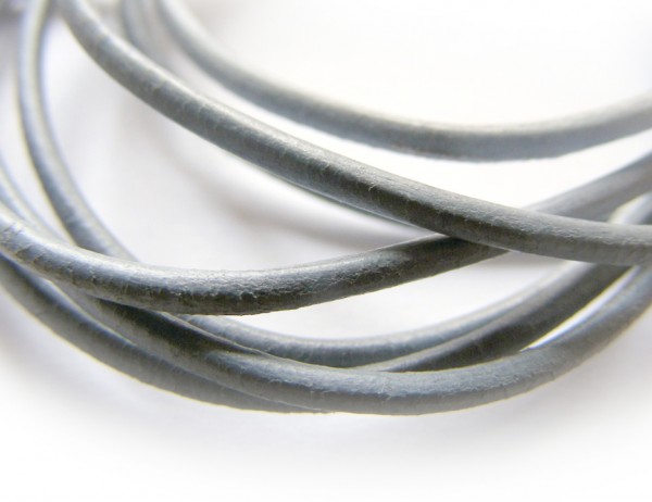 Ziegenleder, 1 Meter, 1,5 mm, grau