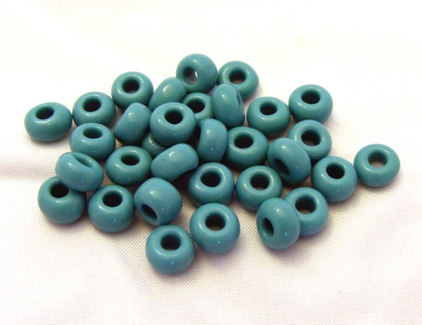 Roccailles, 6 mm, türkis/petrol