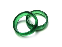 Glasring, ca. Ø 24 mm, flaschengrün, glanz Glasring, ca. Ø 24 mm, flaschengrün, glanz