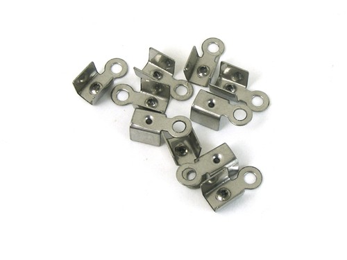 10 Endkappen für Lederb., 2-3 mm, Edelstahl