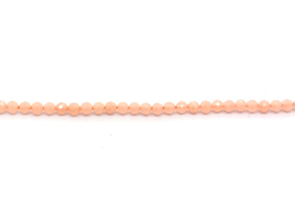 1 Strang Jade, 3 mm, peach