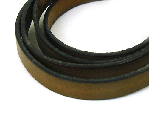 Lederband, 10 cm, 10 mm, braun