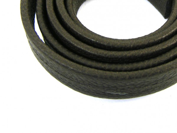 Lederband, 10 cm, 10 mm, dunkelbraun