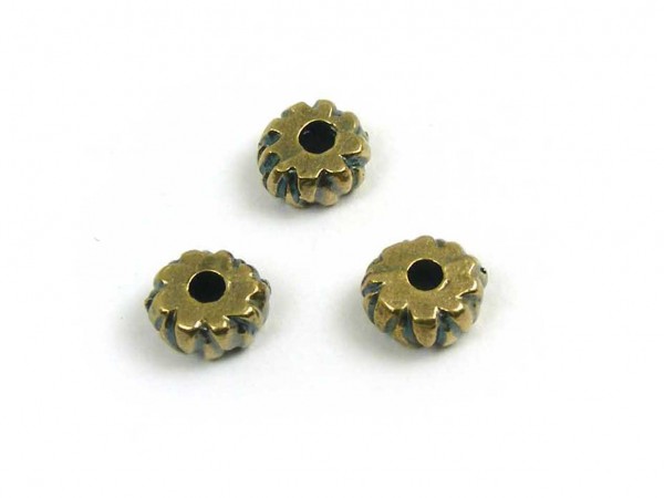 Rondell, 7 mm, bronze