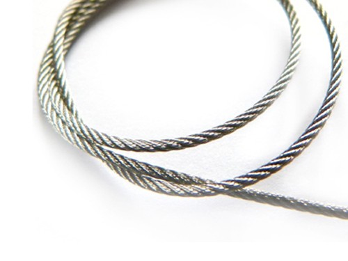 1 m Stahlseil, 0,7 mm, nylonummantelt