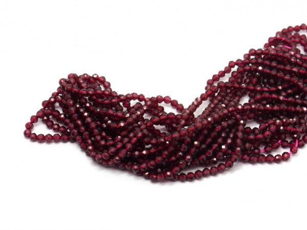 1 Strang Granat, 3,2 mm, granatrot