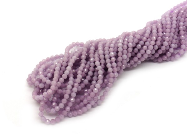 1 Strang Jade, 3 mm, flieder