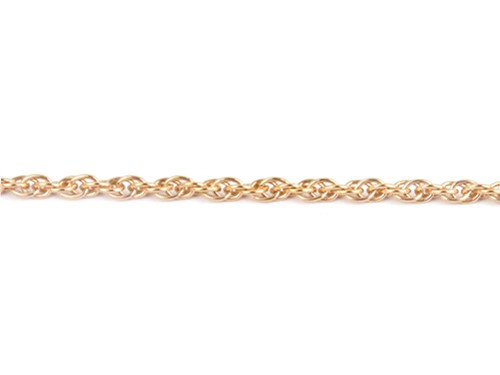 Gliederkette, 10 cm, 2,5 mm, rosegold