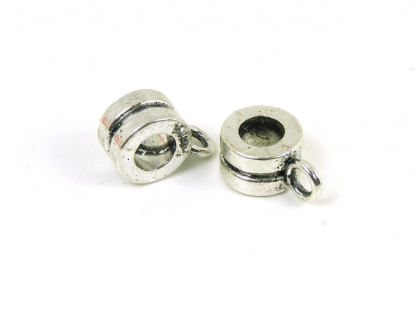 Anhängerbefestigung, 15 mm, versilbert