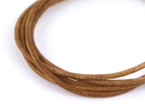 Rindleder, 1 m, 1,5 mm, naturbraun