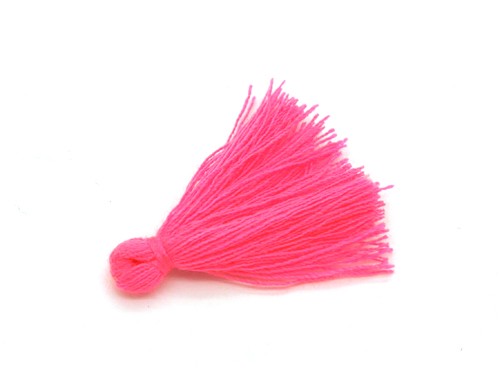 Quaste, 30 mm, neon-pink