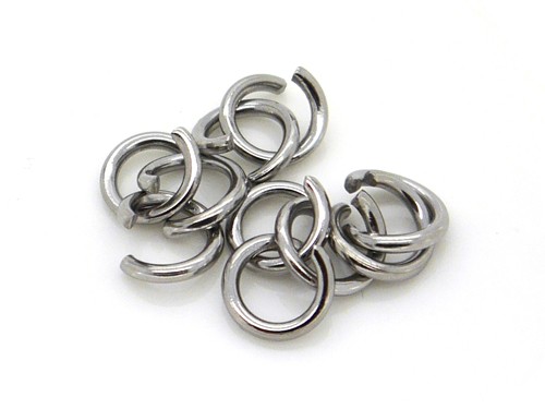 10 Binderinge, 10 mm, Edelstahl