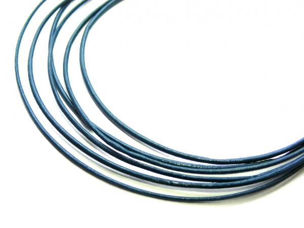 Rindleder, 1 m, 1 mm, petrol