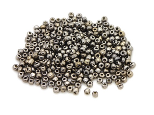 Roccailles, 4 mm, grau metallic