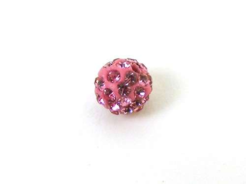 Shamballa Perle, 6 mm, rosa