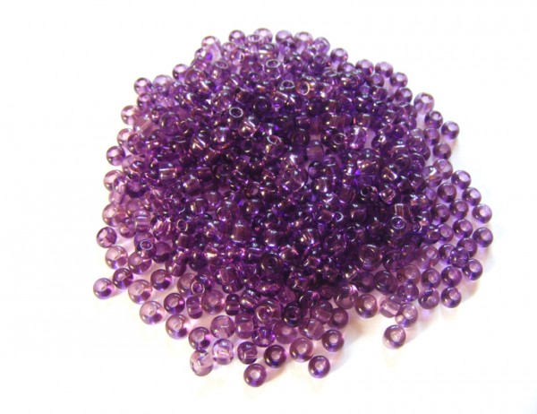 Roccailles, 4 mm, lila/violett