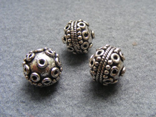 Kugel, 15 mm, versilbert