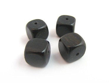 Würfel, 10 mm, dunkelbraun