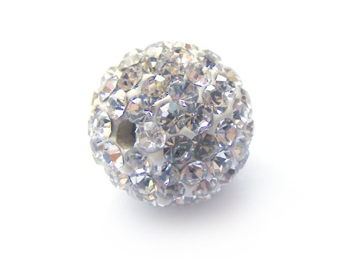 Shamballa Perle, 12 mm, transparent