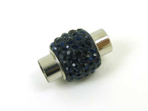 Shamballa Verschluss, 6 mm, dunkelblau