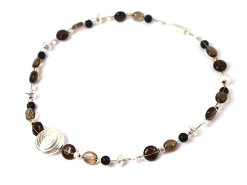 Kette Schnecke braun 45 cm