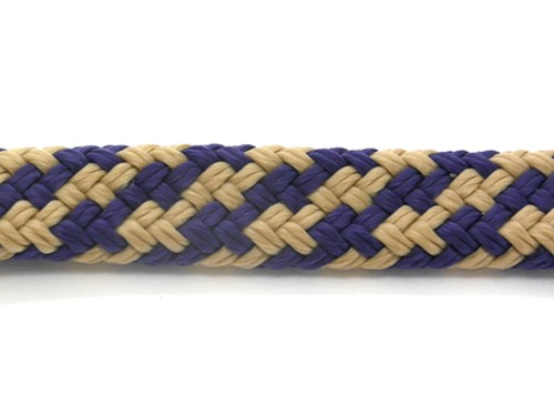 Segelseil, 10 cm, 16x6 mm, blau-beige