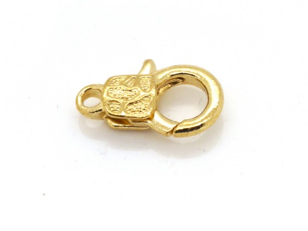 Karabiner, 17 mm, vergoldet