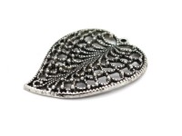 Anhänger Blatt, geschwärzt Anhänger Blatt, geschwärzt