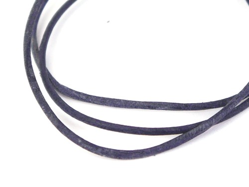 Rindleder, 1 m, 2 mm, blau
